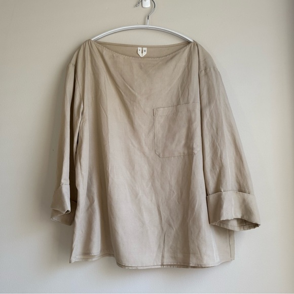 ARKET Boat Neck Blouse - NWOT - Picture 4 of 8